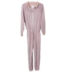 Lezat Restore Soft Terry Pink Jumpsuit Sz M